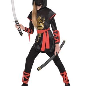 Dragon Ninja Halloween Custome. Pants never wore. Dress only wore once.